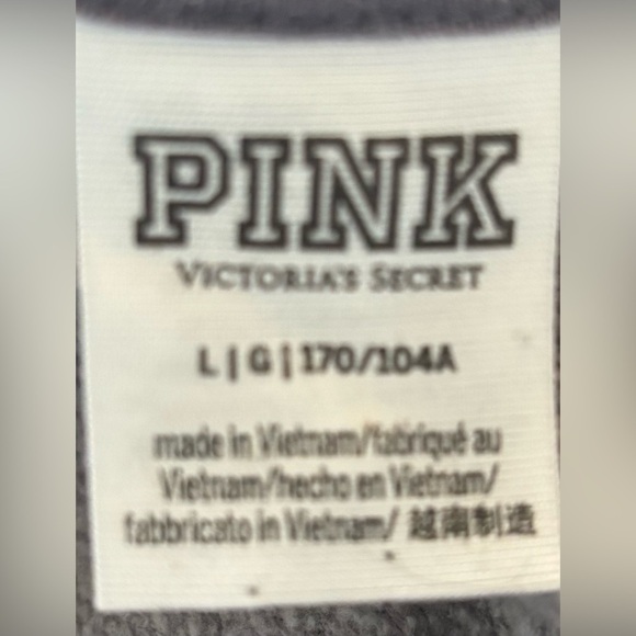 PINK by Victoria’s Secret full zip camo hoodie Sz large - Picture 7 of 7